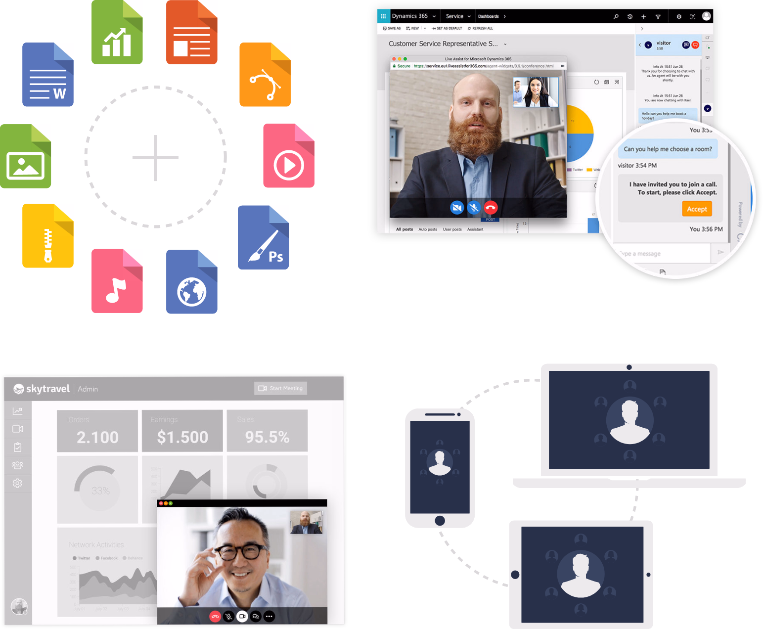CafeX Website Graphics